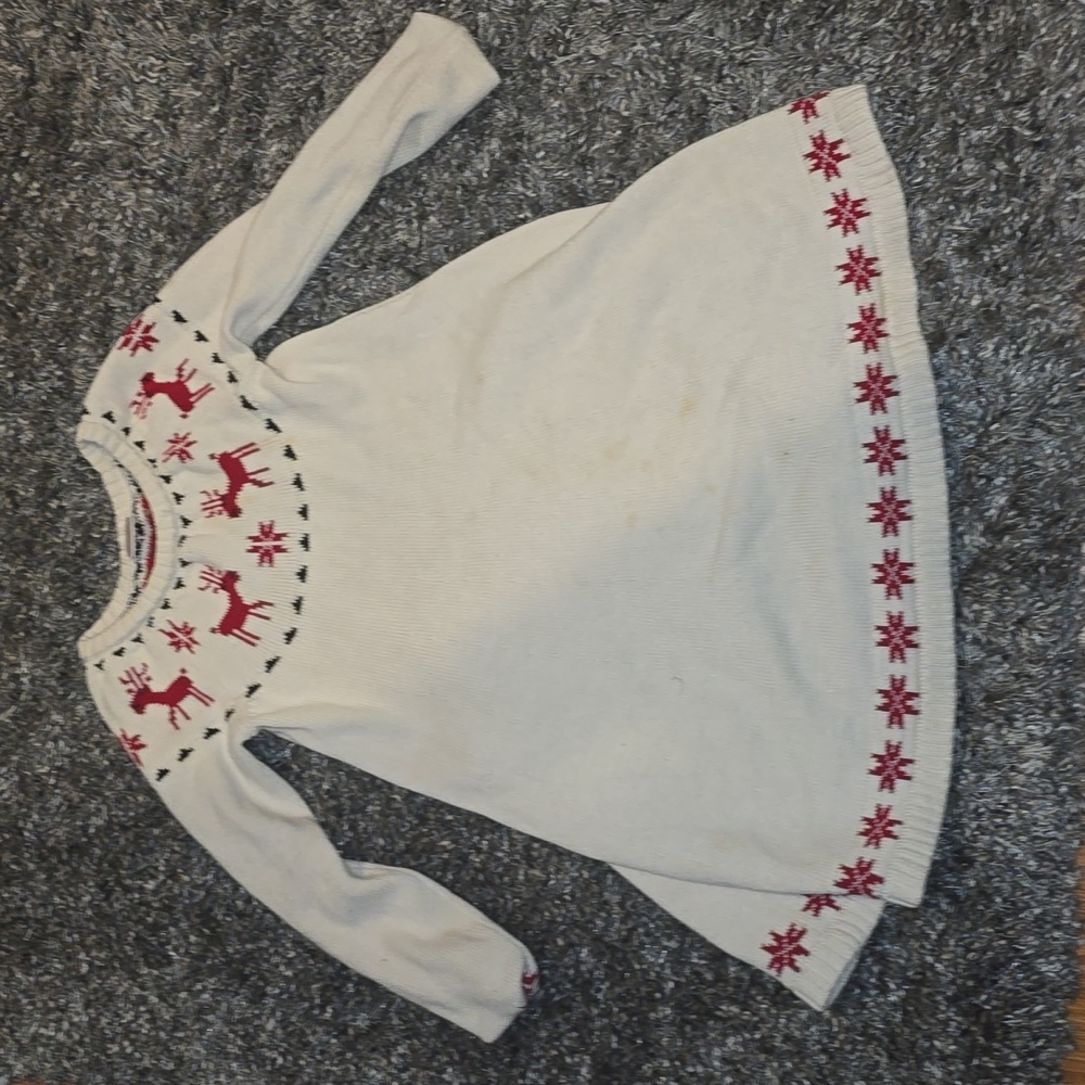 Hanna Anersen knitted Christmas dress size 6 to 7